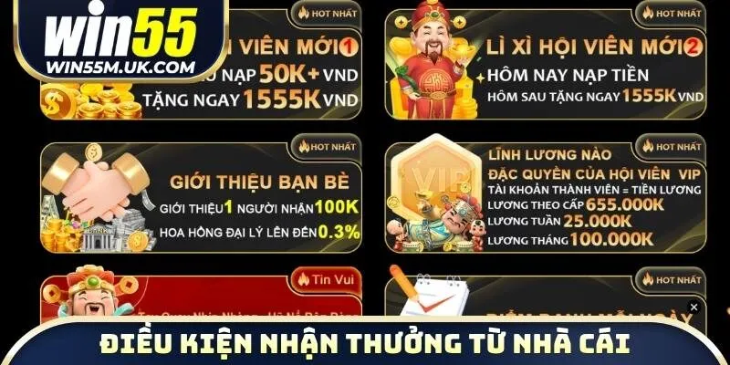 Điều kiện nhận thưởng từ nhà cái được công bố