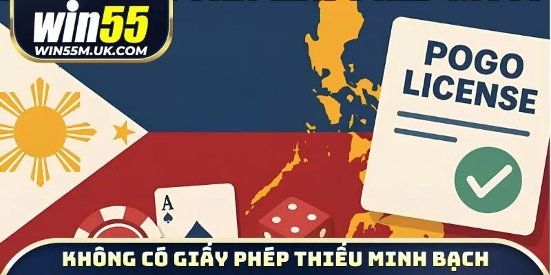 Webiste không có giấy phép hoạt động thiếu minh bạch